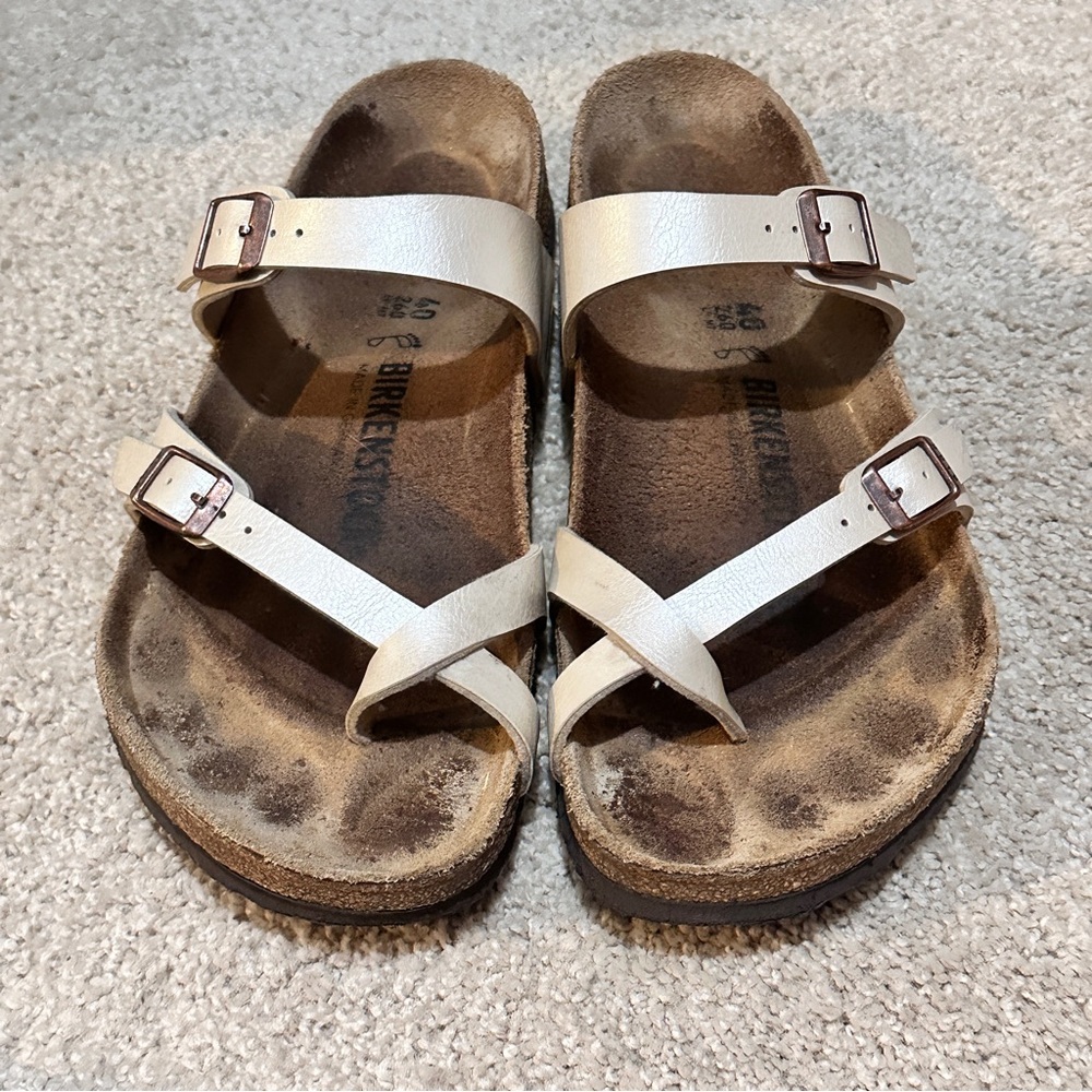 Birkenstock Cream Mayari Sandals